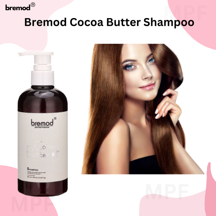 Shampoo Bremod Premium Cocoa Butter Damaged Repair Well Hair Ginger ...