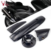 ☁ 4 Types Motorcycle Exhaust Pipe Cover Cowl For Yamaha XP500 TMAX 500 2012-2016 / TMAX T MAX 530 T-MAX 2012 2013 2014 2015 2016