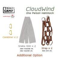 PLA เปลนอน TKNZ CAMP Naturehike ชุดเสริม สำหรับ CloudWind One Person Hammock (เปลนอนสำหรับ1ท่าน) เปลญวน