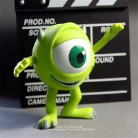 หม้อเงิน Mike Wazowski Monsters University 13ซม. ตุ๊กตาขยับแขนขาได้ของตกแต่งขนาดเล็กอะนิเมะโมเดลของเล่นคอลเลกชั่นรูปแกะสลัก