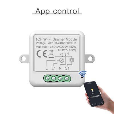 ♧ Tuya Wifi Zigbee Wireless Dimmer Module Breaker App Remote Control Electric Circuit Smart Light Interruptor Switch Google Home