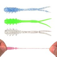 ☒ TEUKIM AJING TPE Fishing Lure 53mm 0.4g 10pcs Rockfish Ocean Rock Bait Needle tail Soft Lure Artificial Bait