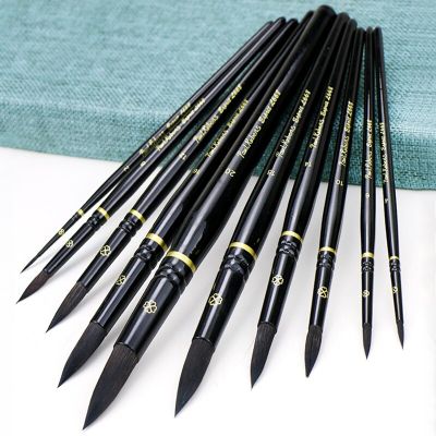 Paul Rubens L668 1Pcs High Quality Squirrels Hair Artist Watercolor Paint Brush Pointed Painting Brushe Calligraph Art Supplies