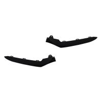 1Pair Left+Right Front Low Bumper Trim Cover for Mercedes Benz W212 E-Class E350 2014-2016 Black 2128852774 2128852874