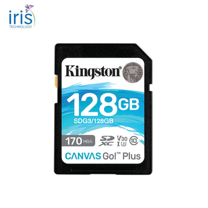 128 GB SD CARD KINGSTON CANVAS GO PLUS [SDG3/128GB] Lazada.co.th