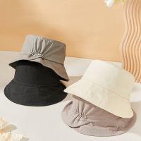 2023 Spring And Summer High Quality Cotton Ladies Sun Hat Female Beach Chic Bucket Hats Woman Irregular Fisherman Hats 55-59Cm