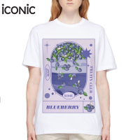 iCONiC BLUEBERRY LABEL JUICE T-SHIRT #6669 เสื้อยืด พิมพ์ลาย น้ำผลไม้ รสบลูเบอรี่ เสื้อยืดผญ เสื้อยืดผช เสื้อแฟชั่น เสื้อออกงาน เสื้อทำงาน เสื้อไฮโซ