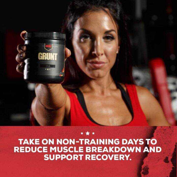 redcon1-grunt-eaas-blood-orange-30-servings-muscle-repair-and-recovery-amino-acids-muscle-growth-bcaa-บีซีเอเอ-อีเอเอ-สร้างกล้ามเนื้อ-ฟื้นฟู-กรดอะมิโน