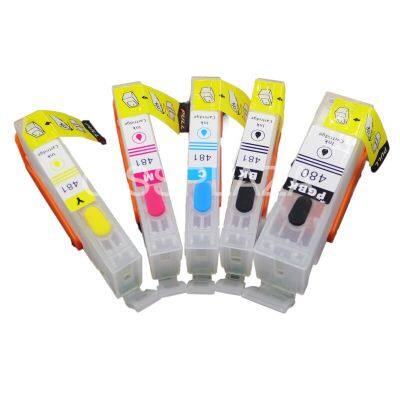 CISSPLAZA PGI 480 PGI-480 CLI-481 PGI480 Refill Ink Cartridge For Canon PIXMA TS704 TR7540 TR8540 TS8140 TS6140 TS9140 TS6240