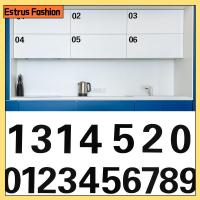 การเป็นสัดแฟชั่นทันสมัย1ชิ้นป้ายติดประตูติดเองลิ้นชักบ้านแผ่นป้ายติดประตูตัวเลขประตูแผ่นโลหะตัวเลขประตู