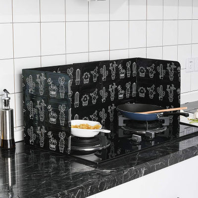 32.7X84cm Aluminum Foldable Kitchen Gas Stove Partition Board Kitchen Frying Pan Oil Splash Protection Net Kitchen Accessories
