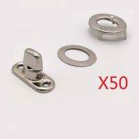 、‘】【； 50 Sets Copper Screw Base Snaps Turn Button Boat Cover Enclosure Eyelet Canvas Snap Fastener Marine Boat Yacht Fixing