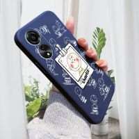 เคส Hp สำหรับ OPPO A78 4G A78 4G เคสโทรศัพท์ตัวการ์ตูนน่ารักสนูปี้ชาร์ลีดั้งเดิมทรงสี่เหลี่ยมปลอกซิลิโคนของเหลวคลุมทั้งหมดกล้องเคสป้องกันทนแรงกระแทก