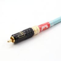 one piece copper digital coaxial cable hifi RCA Digital audio cable with WBT0144 RCA PLUG