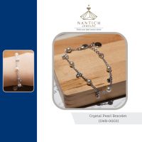 ???‍⚕️ [เครื่องประดับ | ปลอดภัย] สร้อยข้อมือ คนแพ้ง่าย : Crystal Pearl Bracelet (SWB-0003) Nantich Jewelry