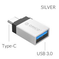 อะแดปเตอร์ OTG ORICO Type-C USB C ถึง USB3.0อะแดปเตอร์ OTG สายซิงค์ข้อมูลสายชาร์จตัวแปลง Type-C