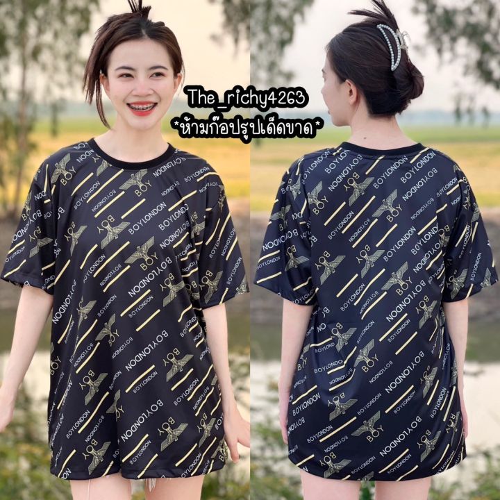 termtem4949-เสื้องานพิมลาย-คอกลม-หลายลาย-m-l-xxl