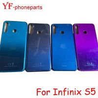 【☸2023 New☸】 jiejiu65879742 สำหรับ S5 Infinix อะไหล่ซ่อมเคสประตูแผงด้านหลังฝาหลัง