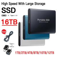 SSD แบบพกพาฮาร์ดไดรฟ์เสริม1TB 2TB USB 3.0 Inter ความเร็วสูงสถานะของแข็งอุปกรณ์พื้นที่เก็บข้อมูลฮาร์ดดิสก์สำหรับแล็ปท็อป/เดสก์ท็อป