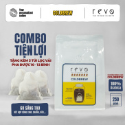 Set cà phê ngâm lạnh kèm 3 túi lọc vải tiện lợi - Revo ColdBrew