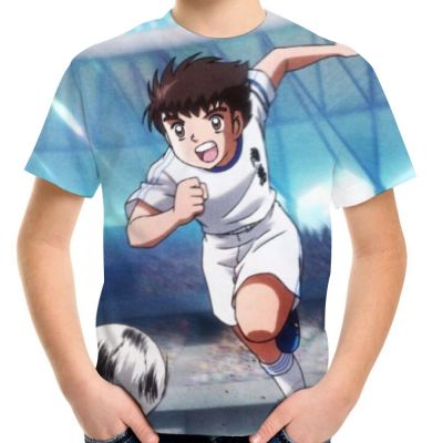 4-20Y Boy Girl T-Shirt Captain Tsubasa 3D Printed Cartoon Birthday T Shirt For Teen Children Clothes Kids Baby Anime Tshirt Tops
