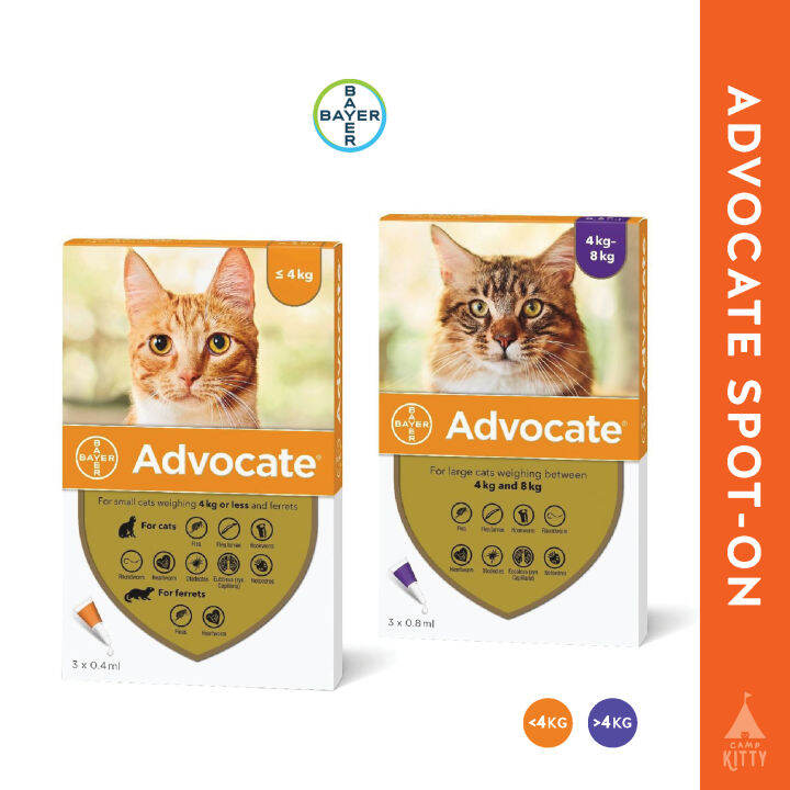 Advocate Cat Flea & Tick Spot-On Solution | Lazada