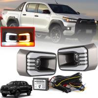 ไฟเดย์ไลท์ DAYLIGHT DRL TOP รุ่น โตโยต้า ไฮลักซ์ รีโว่ ร็อคโค่ TOYOTA HILUX REVO ROCCO ปี 2018 - 2022 พร้อมชุดสายไฟ