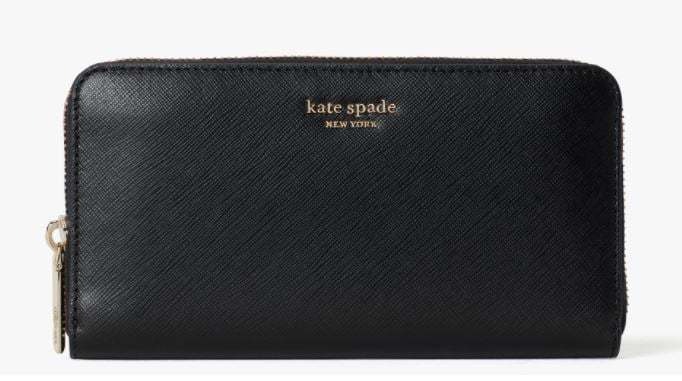 Ví nữ Kate Spade Spencer glitter slim continental wallet. 