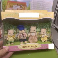 Geniune Forest Animal Baby Toys Rabbit Family Dolls Dollhouse Figures CollectibleFurniture Set Gift