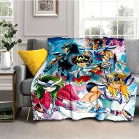 （in stock）Saint Seiya Childrens Special Soft Blanket Travel Special Soft Blanket Sofa Bed Birthday Gift Blanket（Can send pictures for customization）