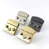 Rectangular Metal Press Push Lock Briefcase Clasps Closure Leather Diy Hardware Accessory