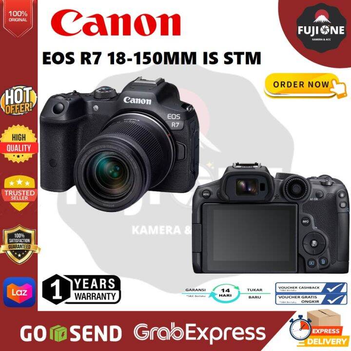 Canon EOS R7 Kit 18-150mm Mirrorless Camera - Garansi Resmi | Lazada ...