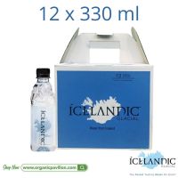 Icelandic Glacial น้ำแร่ธรรมชาติไอซ์แลนดิก เกลเซียล Natural Spring Alkaline Mineral Water (12x330ml)