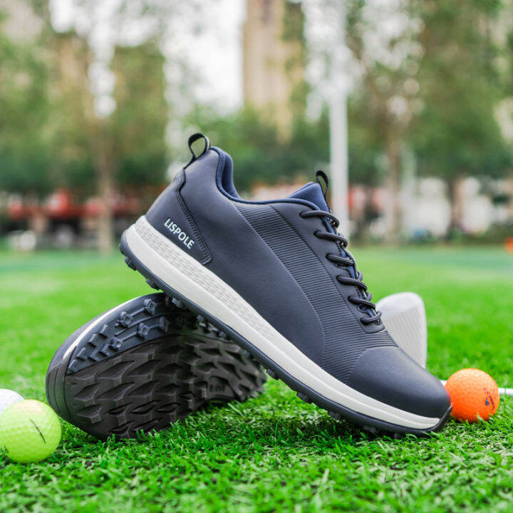 Good Things Genuine Leather Golf Shoes for Men Outdoor Golf Training