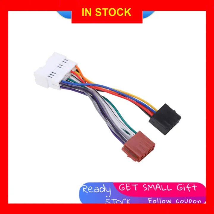 Car Stereo Radio ISO Wiring Harness Adapter Cable Replacement for
