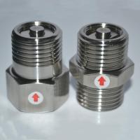 1/2" BSP NPT Male Female Thread 304 Stainless Steel Sanitary One Way Non Return Check Valve High Temperature Resistant