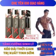 Combo x3Viên sủi XTRAMANcao cấp tăng cường sinh lý nam mạnh mẽ