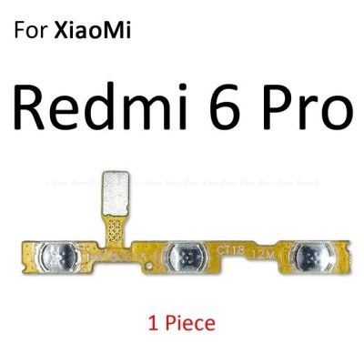 【✴COD✴】 nang20403736363 ริบบิ้นสายเคเบิลควบคุมดิ้นกุญแจสวิตช์ปริมาณกระดุมปุ่มเปิดปิดสำหรับ Xiaomi Redmi Note 8T 8 7 6 Pro 8a 7a 6a ซ่อม S2