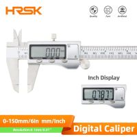 Metal Digital Caliper Vernier Calipers Stainless Steel Electronic Micrometer Ruler Depth Measuring Tool Gauge Instrument 0-150mm Linear Measurement