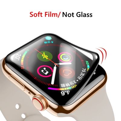 9D HD soft Film For Apple Watch series 7 6 SE 5 4 3 2 1 44mm 40mm 45mm 41mm iWatch 42mm 38mm Screen Protector Accessories Screen Protectors
