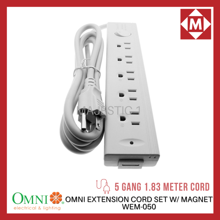 Omni Extension Cord Set w/ WEM050 Lazada PH