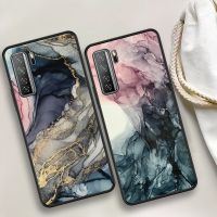 ☍▣ Watercolor Protective Cover Case Apply to Huawei Nova 5T 3 3i 5 5i Pro 2 4 6 SE Phone case for huawei P30 P40 P20 Lite Pro E 5G