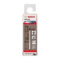 BOSCH ดอกเจาะสแตนเลส 3.5mm HSS-Co 135 (10ดอก/แพ็ค) Code.2608585879