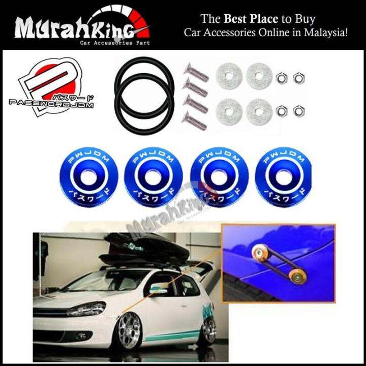 JDM Quick Release Fasteners Clip For Car Bumpers Trunk Fender