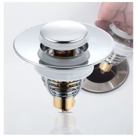 Universal Stainless Steel Pop-Up Bounce Core Drain Filter Hair Catcher Shower Sink Strainer Deodorant Basin Bathtub Stopper