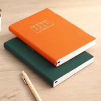 QTWIX ภาษาอังกฤษรุ่นของขวัญ Plan Book เครื่องเขียนนักเรียนอุปกรณ์สำนักงานโรงเรียน365วัน Diary 2023 Planner Book Index List A5 Agenda Notebook