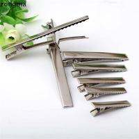 50Pcs โลหะเงินของขวัญ DIY จระเข้คลิป Duckbill คลิปจระเข้ CLAMP Hairpin