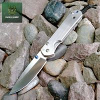 R Silver D2 Folding knife Hi Cabon  ใบ 3 นิ้ว Stainless Steel ทั้งตัว ระบบล็อคแบบ Frame Lock ใบเงา ท้ายด้ามจับเจาะรูร้อยเชือก ด้ามจับทำร่องนิ้วจับถนัดมือ ทำคลิปเหน็บ มีดทำครัว ตั้งแคมป์ สวยงาม ดีไซน์แปลกใหม่ไม่ซ้ำใคร ใช้งานได้หลากหลาย  มีดเดินป่า แข็งแกร่