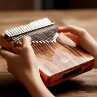 【YF】 Kalimba 17 Instrument Wood Thumb 21 Musical Mbira Acacia Beginners