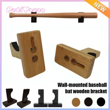 1 Pair Horizontal Displaying Hockey Sticks Wall Mount Bracket